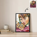 Personalized Canvas for Animal Lovers, Turn Your Favorite Pet Moment to Illustration Art, Adorable Home Canvas-BeUnikArt