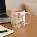 Turn Photo To Art Canvas For Pet Lovers, Personalized Cat Memorial Gift, Pet Keepsake Accent Coffee Mug (11, 15oz)-BeUnikArt