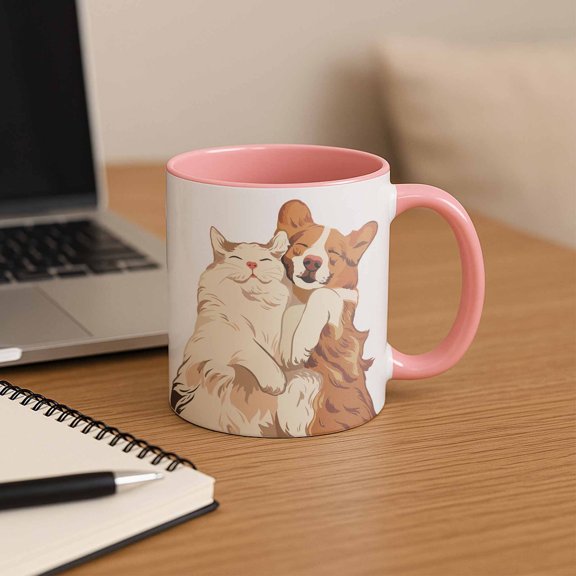 Turn Photo To Art Canvas For Pet Lovers, Personalized Cat Memorial Gift, Pet Keepsake Accent Coffee Mug (11, 15oz)-BeUnikArt