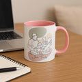 Custom Family Photo Turn To Line Art, Perfect Gift for Father, Mother's Day, Accent Coffee Mug (11, 15oz)-BeUnikArt
