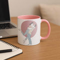 Personalized Turn Family Photo to Doodle Art Style, Perfect Gift for Father, Mother's Day, Accent Coffee Mug (11, 15oz)-BeUnikArt