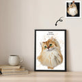 Custom Portrait For Dog Or Cat Owners, Style Your Space with Pet Illustration Style Art, Turn Photo into Art Canvas-BeUnikArt