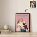 Personalized Family Portrait from Photo, Custom Illustrated Art, Unique Gift for Home, Anniversary Canvas-BeUnikArt