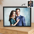 Custom Couple Photo Turn Your Favorite Moment Together to Oil Painting Art, Romantic Canvas Gift for Him or Her-BeUnikArt