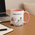 Personalized Family Portrait from Photo, Custom Illustrated Art on Mug, Anniversary Accent Coffee Mug (11, 15oz)-BeUnikArt