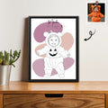 Customized Baby Portrait Newborn Keepsake Gift Digital File-BeUnikArt