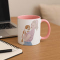 Personalized Cat Mom Turn Photo To Art Gift Idea, Keepsake For Pet Lover, Dog Memorial Accent Mug Coffee (11, 15oz)-BeUnikArt