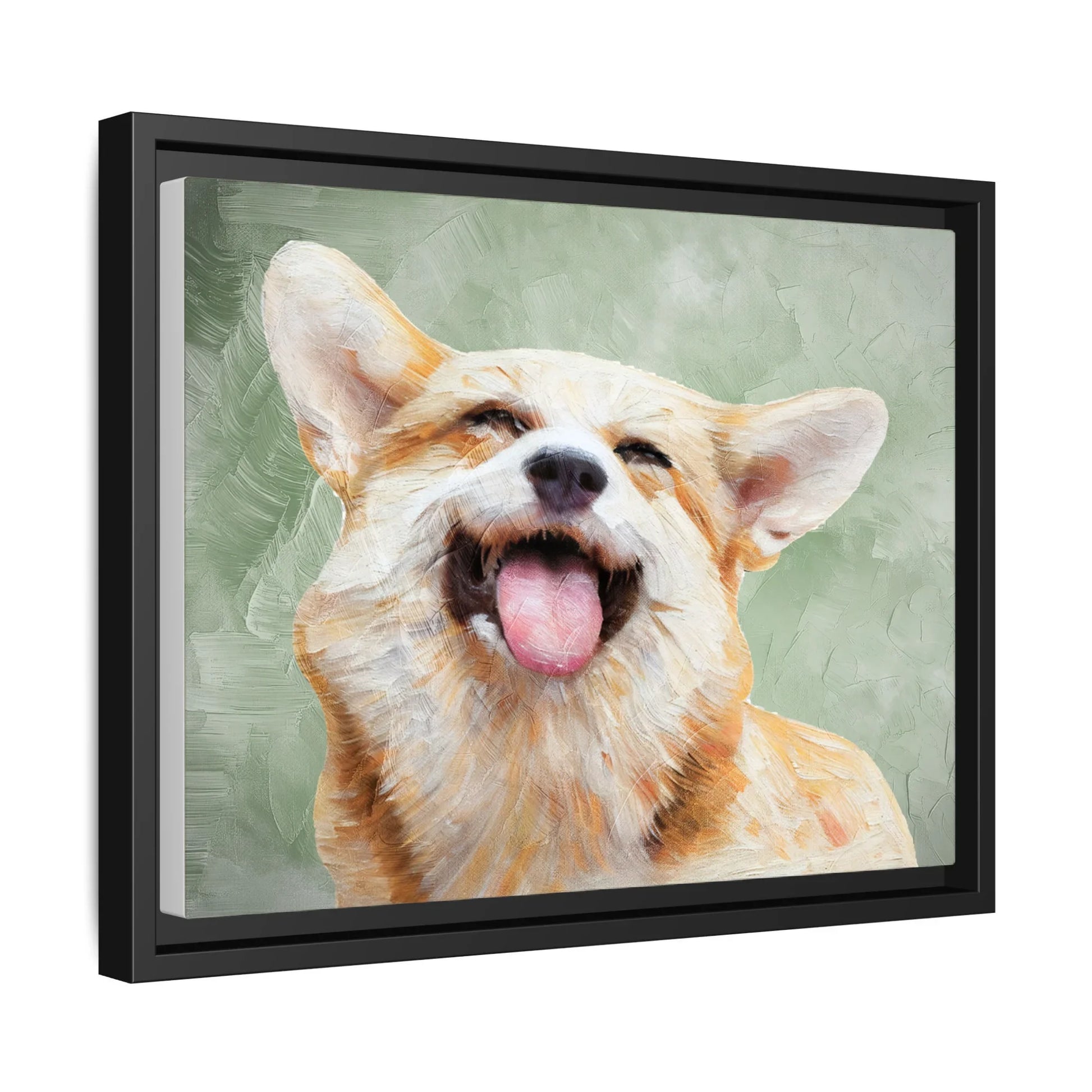 Transform Your Pet Photo to Art, Customized Oil Painting Style Canvas in Minimal Style, Perfect for Home or Office Canvas Decor-BeUnikArt