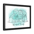 Personalized Line Art from Photo Couple Anniversary Family Gift Canvas-BeUnikArt