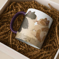 Personalized Cat Mom Turn Photo To Art Gift Idea, Keepsake For Pet Lover, Dog Memorial Accent Mug Coffee (11, 15oz)-BeUnikArt