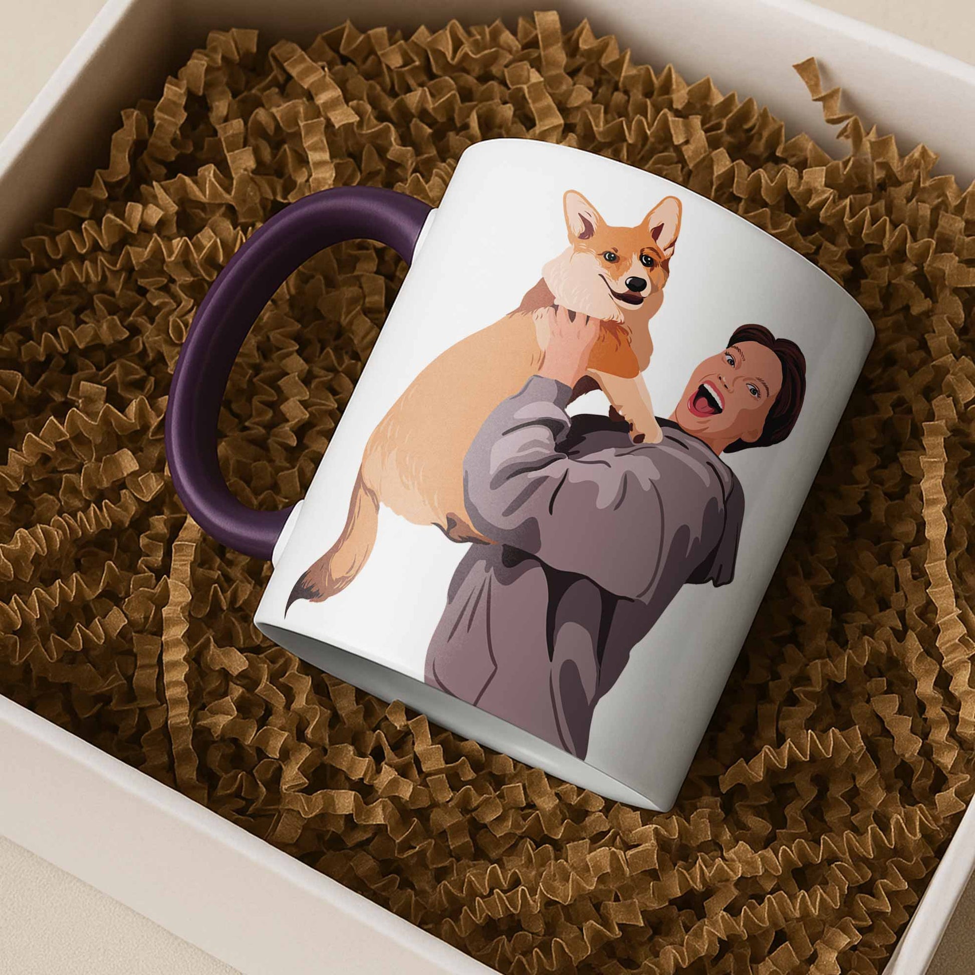 Turn Photo To Art Canvas For Pet Lovers, Personalized Cat Memorial Gift, Pet Keepsake Accent Coffee Mug (11, 15oz)-BeUnikArt