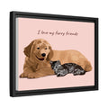 Personalized Cat Mom Turn Photo To Art Gift Idea, Keepsake For Pet Lover, Dog Memorial, Pet Loss Canvas-BeUnikArt