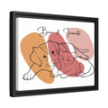 Custom Pet Portrait Minimalist Line Drawing for Pet Lovers, Turn Art Photo Gift Canvas-BeUnikArt