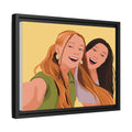 Turn Photo To Art Best Friend Portrait, Thoughtful Friendship Gift, Best Friends Present Canvas-BeUnikArt