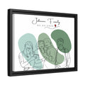 Personalized Turn Art Photo to Line Art, Couple Anniversary, Family Perfect Gift Canvas-BeUnikArt