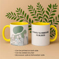 Customized Mom and Baby Photo Turn to Doodle Art Style, Family Gift Mug, Accent Coffee Mug (11, 15oz)-BeUnikArt