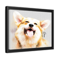 Turn Your Pet Adventures to Art, Custom Dog Cat Water Color Style Canvas for Fun Loving Homes, Pet Lover Canvas-BeUnikArt