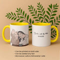 Personalized Friendship Doodle Art from Photo, Best Friends Gift, Friend Anniversary Birthday, Accent Coffee Mug (11, 15oz)-BeUnikArt