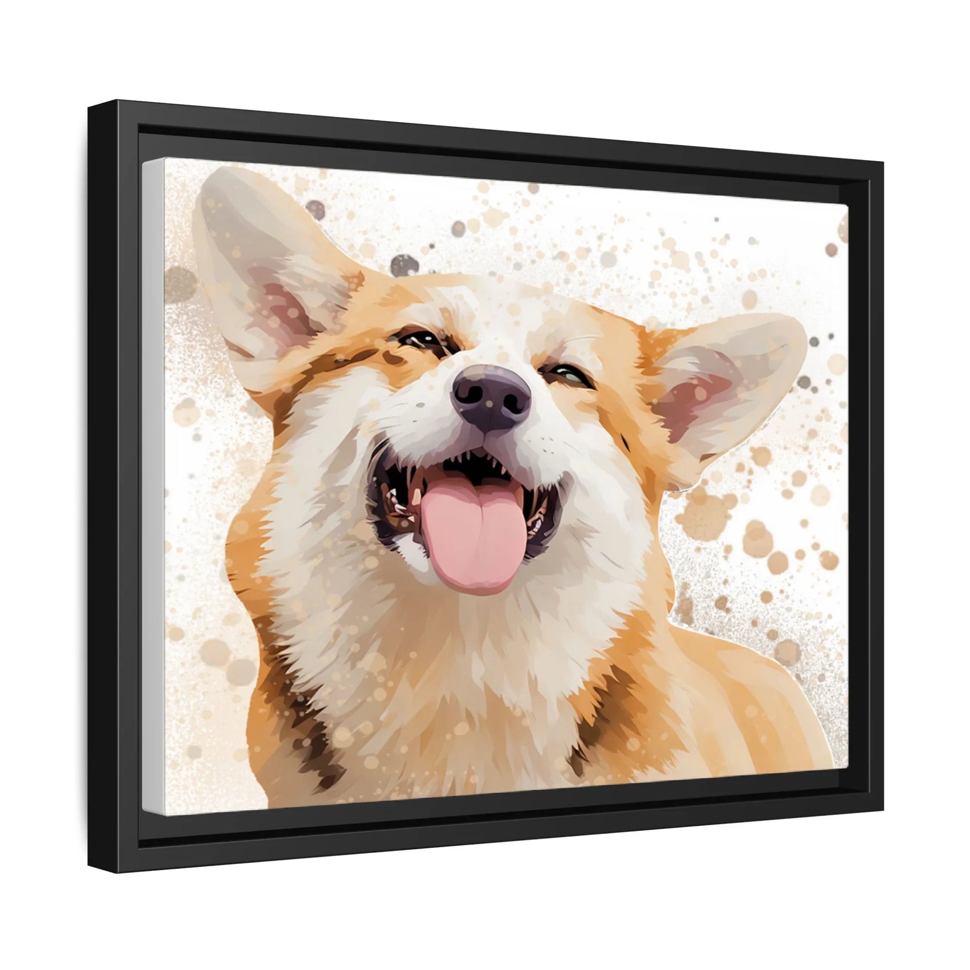 Custom Turn Photo to Art Illustration Style Canvas, Show Off Your Pet’s Personality, Fun Custom Canvas-BeUnikArt
