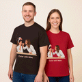 Custom Portrait from Photo, Personalized Illustration Painting Art, Memorial Mother's Day Gift Unisex Crewneck T-shirt S-5XL-BeUnikArt