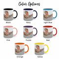 Custom Baby Portrait Photo Art, Personalized Baby Illustration Art Mug, Newborn Keepsake Accent Mug (11, 15oz)-BeUnikArt