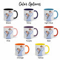 Customized Portrait to Art, Custom Gift Turn Art Mug For Dad, Memorial Fathers Day Accent Coffee Mug (11, 15oz)-BeUnikArt