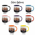 Custom Best Friends Portrait Turn Photo To Art, Thoughtful Friendship Gift, Best Friends Keepsake Accent Mug Coffee (11, 15oz)-BeUnikArt