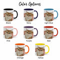 Personalized Cat Mom Turn Photo To Art Gift Idea, Keepsake For Pet Lover, Dog Memorial Accent Mug Coffee (11, 15oz)-BeUnikArt