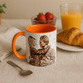 Custom Couple Illustration Mug, Turn Photo to Art, Accent Coffee Mug (11, 15oz) - BeUnikArt