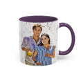 Custom Couple Illustration Mug, Turn Photo to Art, Accent Coffee Mug (11, 15oz) - BeUnikArt