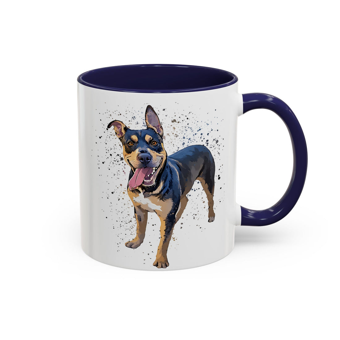 Custom Pet Illustration from Photo, Fun Gift Idea, Accent Coffee Mug (11, 15oz) - BeUnikArt