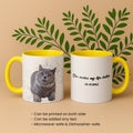 Custom Pet Illustration from Photo, Fun Gift Idea, Accent Coffee Mug (11, 15oz) - BeUnikArt