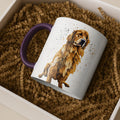 Custom Pet Portrait for Dog or Cat Lovers, Illustration Art Gift, Accent Coffee Mug (11, 15oz) - BeUnikArt