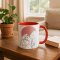 Custom Turn Your Pet Photo into Line Art, Personalized Pet Mug, Accent Coffee Mug (11, 15oz) - BeUnikArt