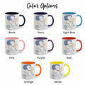 Customized Baby Portrait, Newborn Keepsake Gift Mug, Accent Coffee Mug (11, 15oz) - BeUnikArt