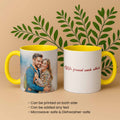 Customized Couple Watercolor Style Art Mug, Love Portrait, Accent Coffee Mug (11, 15oz) - BeUnikArt