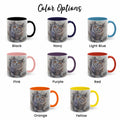 Customized Pet Adventure Water Color Style Art Mug, Turn Photo to Art, Accent Coffee Mug (11, 15oz) - BeUnikArt