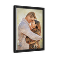 Customized Photo Turn Your First Date or Wedding Photo to Art, Personalized Oil Painting Style Couple Digital File - BeUnikArt