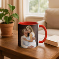 Customized Wedding Photo Oil Painting Style Art Mug, Romantic Gift, Accent Coffee Mug (11, 15oz) - BeUnikArt