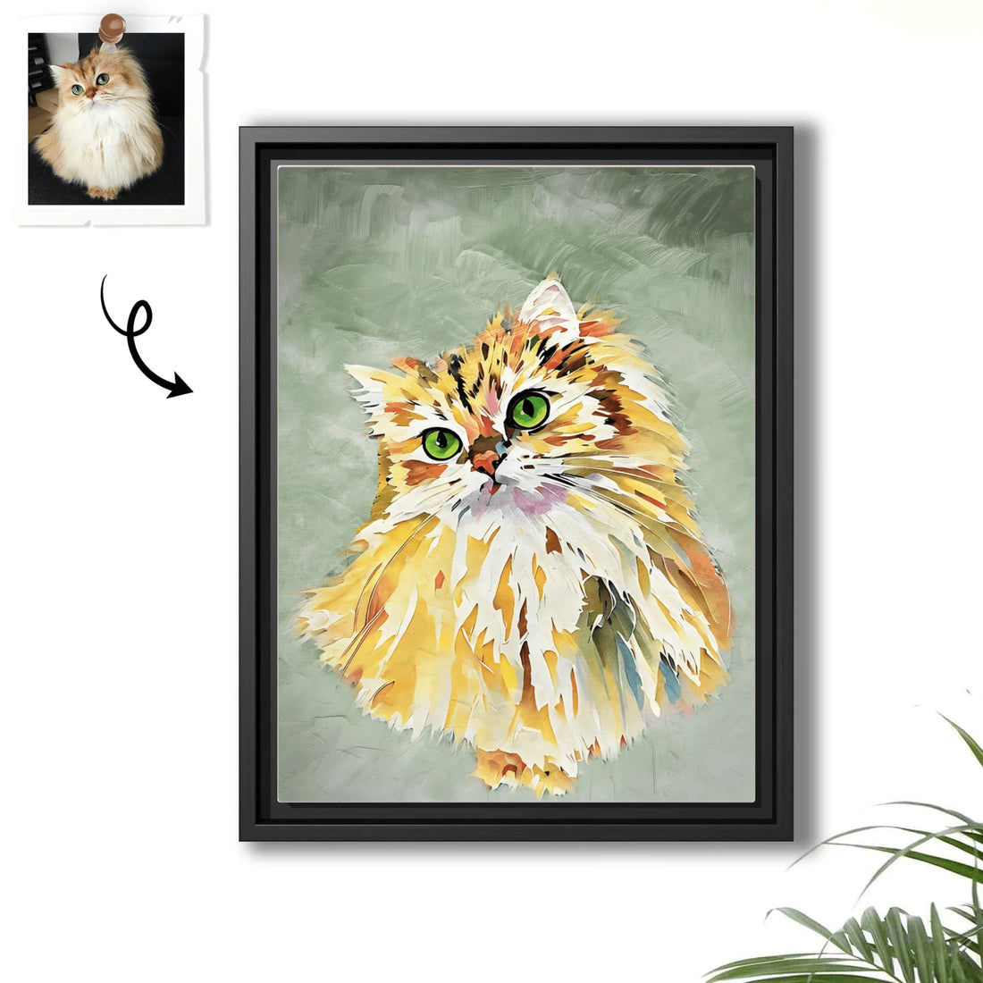 Personalize Your Pet’s Portrait, Turn Photo to Art Oil Painting Style Digital File, Custom Gift for Dog and Cat Lovers - BeUnikArt