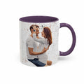 Personalized Couple Moment to Illustration Style Art Mug, Cute Love Gift, Accent Coffee Mug (11, 15oz) - BeUnikArt
