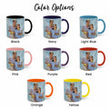 Personalized Couple Portrait Mug, Turn Photo to Oil Painting Style Art, Accent Coffee Mug (11, 15oz) - BeUnikArt
