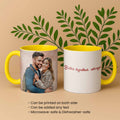 Personalized Couple Portrait Mug, Turn Photo to Oil Painting Style Art, Accent Coffee Mug (11, 15oz) - BeUnikArt