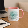 Personalized Line Art from Photo, Couple Anniversary Family Gift, Art Accent Coffee Mug (11, 15oz) - BeUnikArt