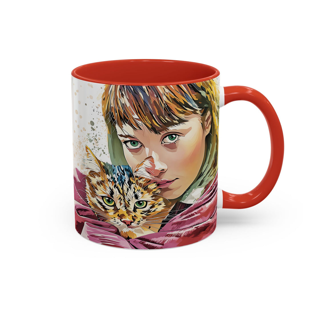 Personalized Pet Memory Mug, Turn Moment to Illustration Art, Accent Coffee Mug (11, 15oz) - BeUnikArt
