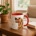 Personalized Pet Memory Mug, Turn Moment to Illustration Art, Accent Coffee Mug (11, 15oz) - BeUnikArt