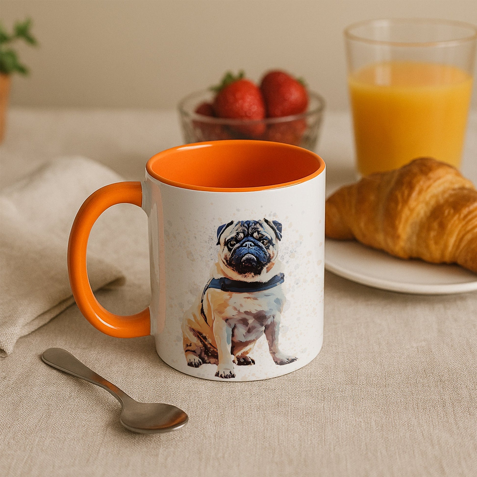 Personalized Pet Memory Mug, Turn Moment to Illustration Art, Accent Coffee Mug (11, 15oz) - BeUnikArt