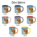 Personalized Pet Photo to Oil Painting Art, Unique Gift, Accent Coffee Mug (11, 15oz) - BeUnikArt