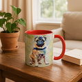 Personalized Pet Photo to Oil Painting Art, Unique Gift, Accent Coffee Mug (11, 15oz) - BeUnikArt
