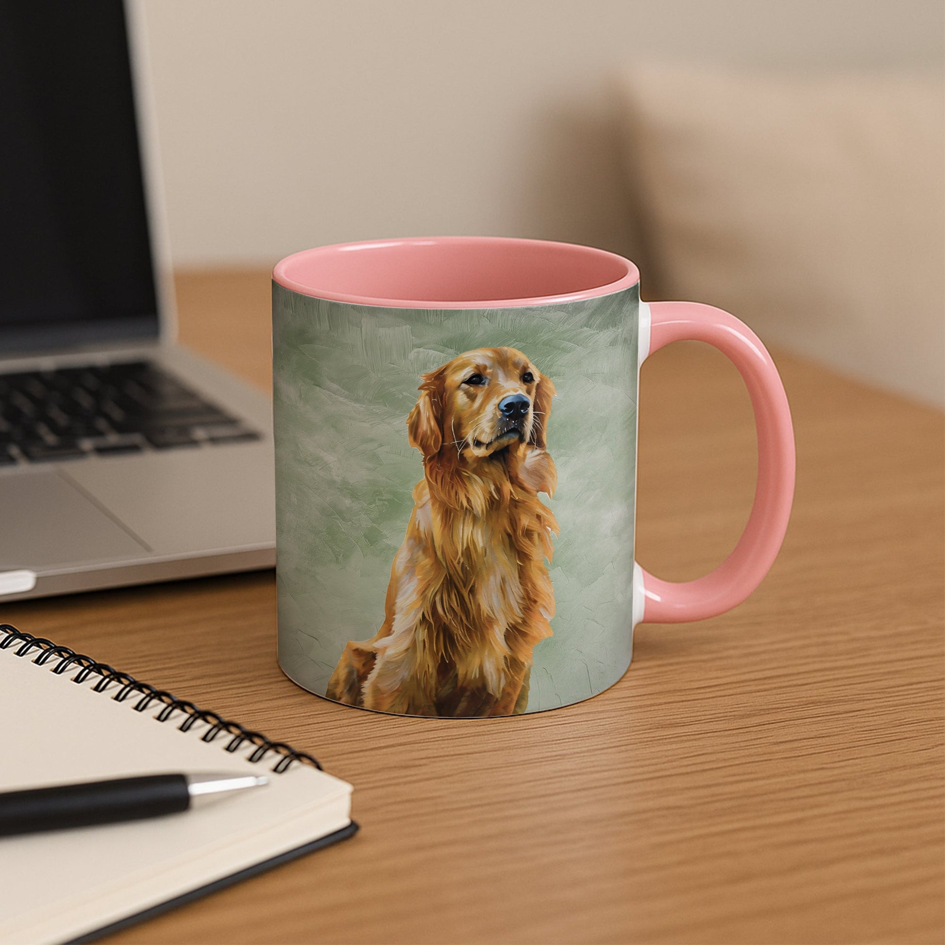 Personalized Pet Portrait Mug, Turn Photo to Oil Painting Style Art Gift, Accent Coffee Mug (11, 15oz) - BeUnikArt